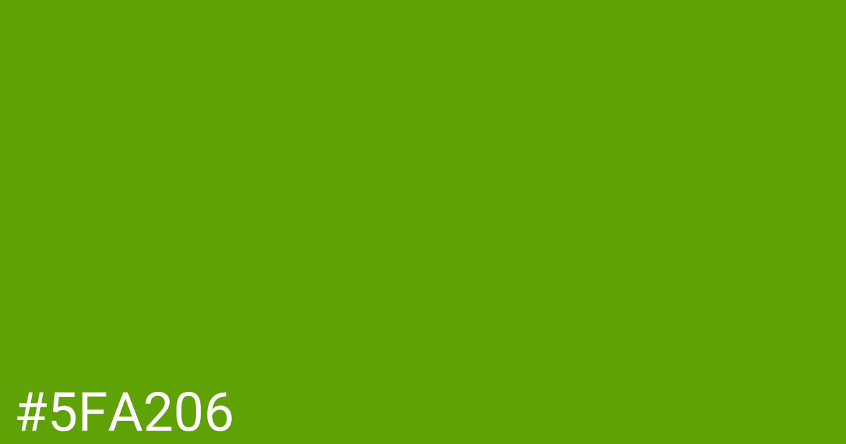 Hex color #5fa206 graphic