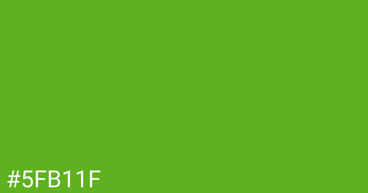 Hex color #5fb11f graphic