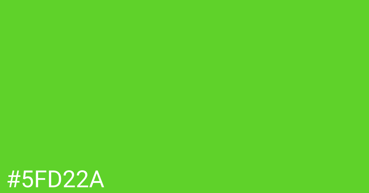 Hex color #5fd22a graphic