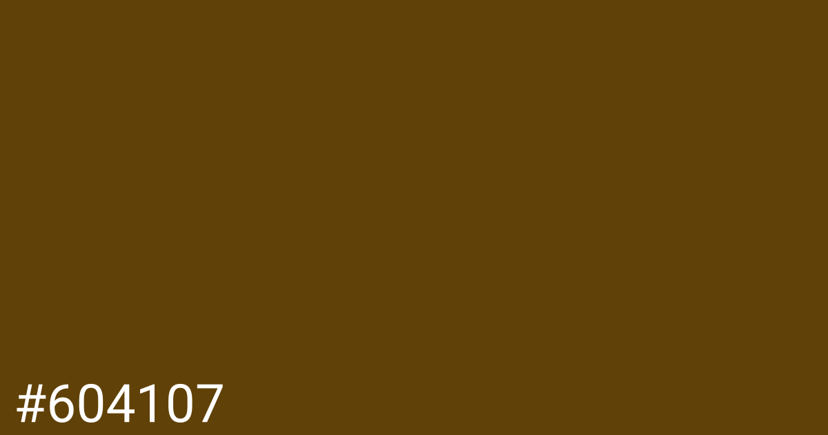 Hex color #604107 graphic