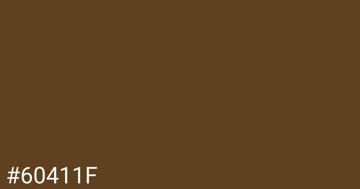 Hex color #60411f graphic