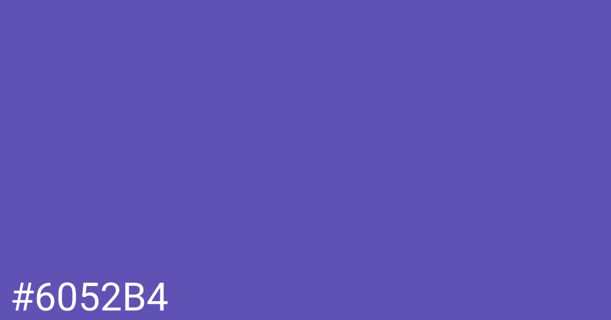 Hex color #6052b4 graphic