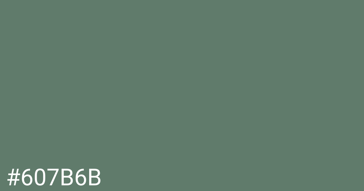 Hex color #607b6b graphic