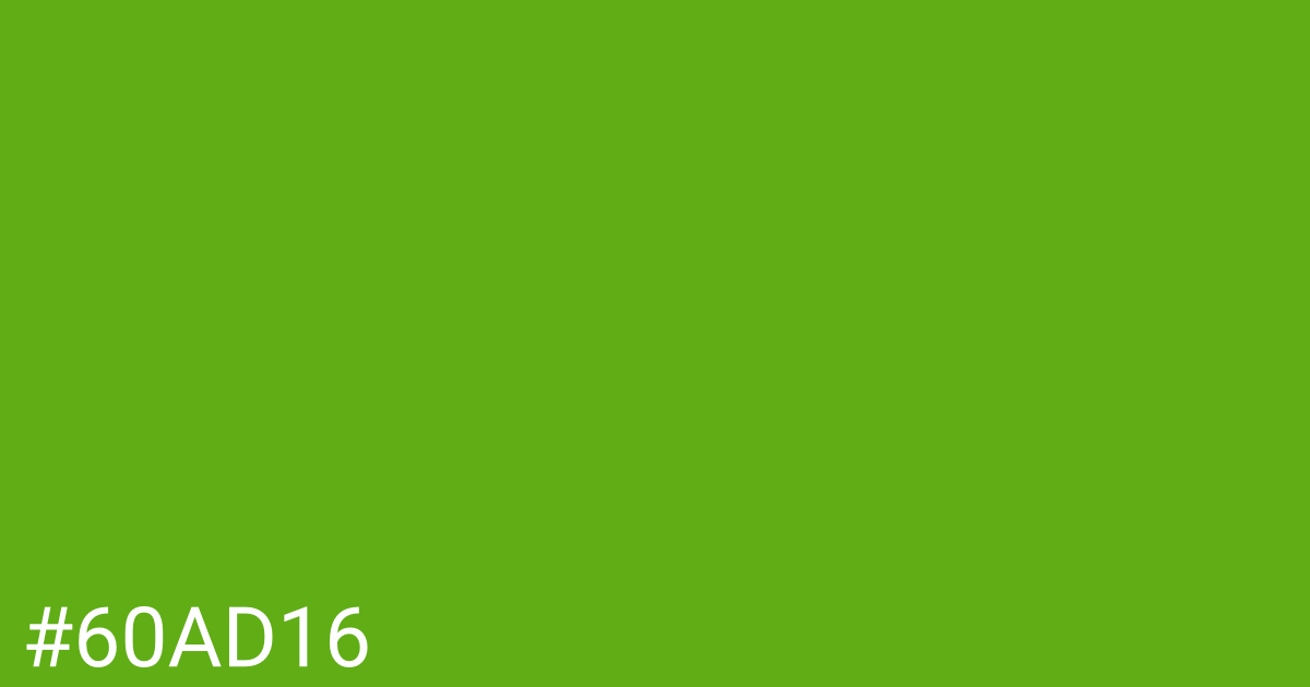 Hex color #60ad16 graphic