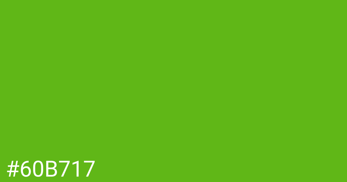 Hex color #60b717 graphic