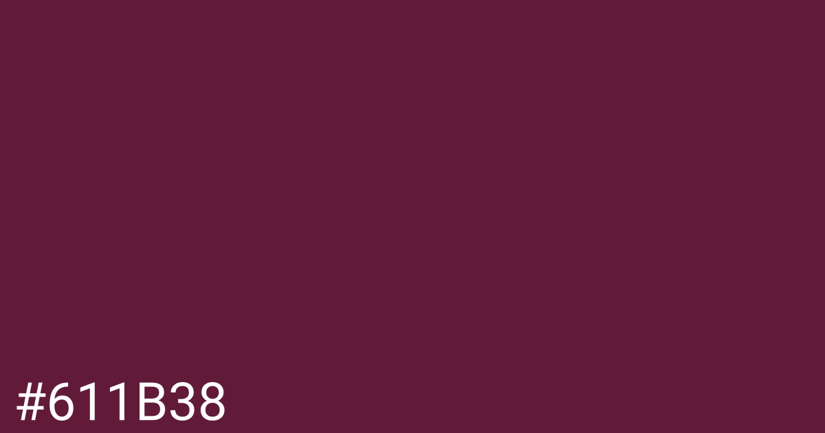 Hex color #611b38 graphic