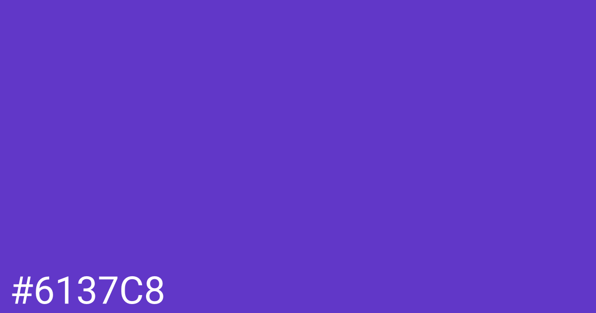 Hex color #6137c8 graphic