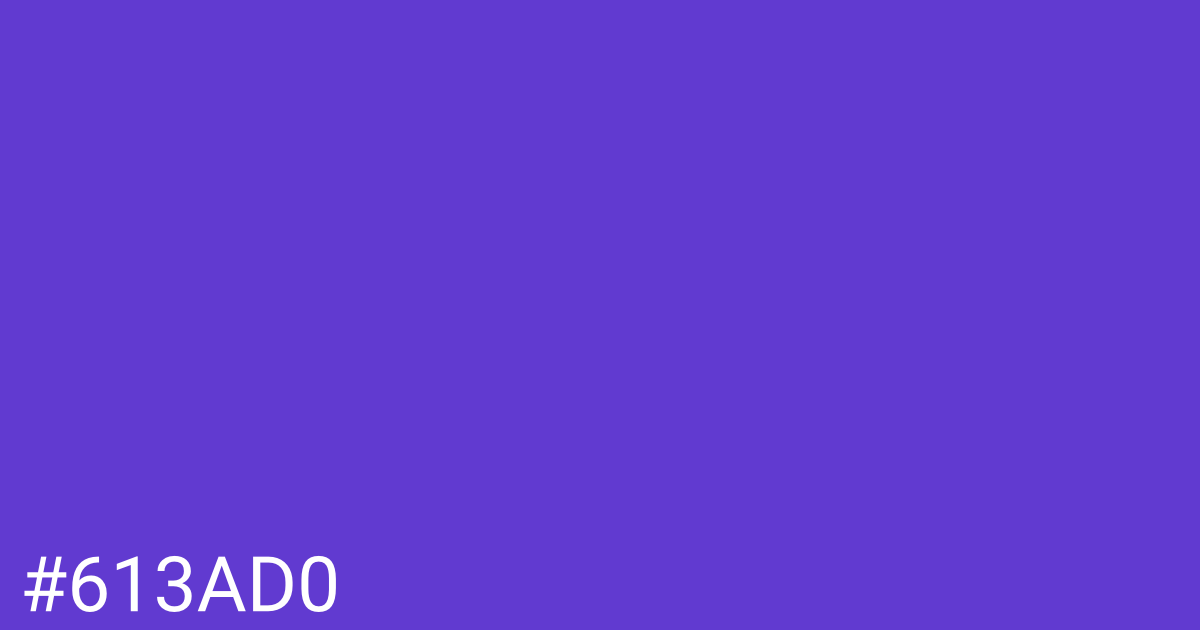 Hex color #613ad0 graphic