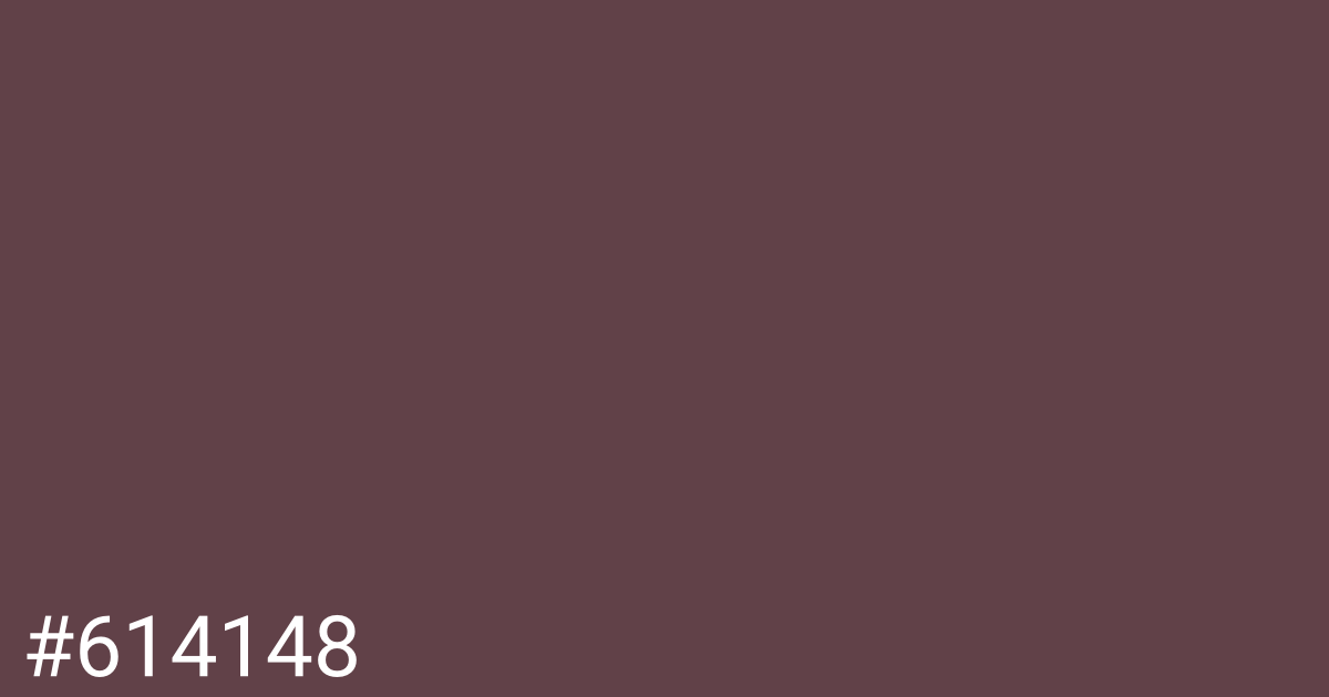 Hex color #614148 graphic