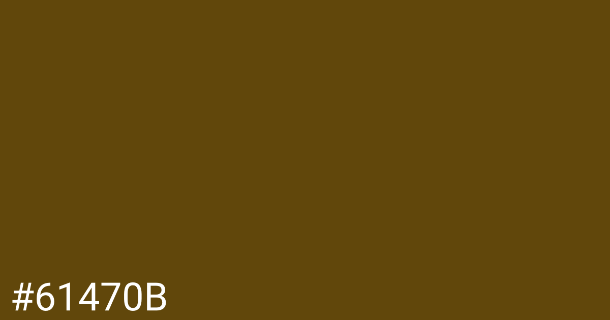 Hex color #61470b graphic