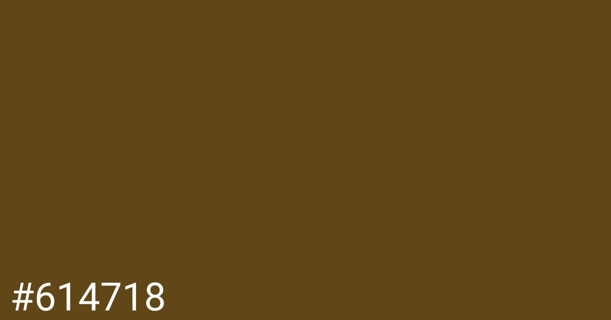 Hex color #614718 graphic
