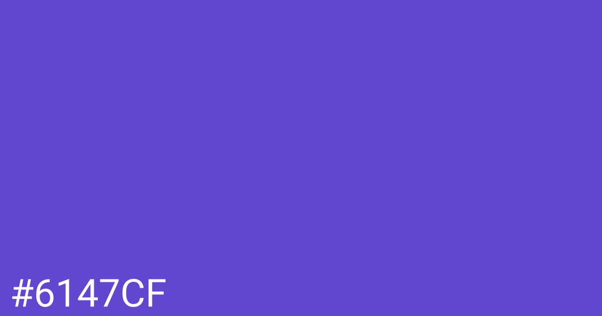 Hex color #6147cf graphic