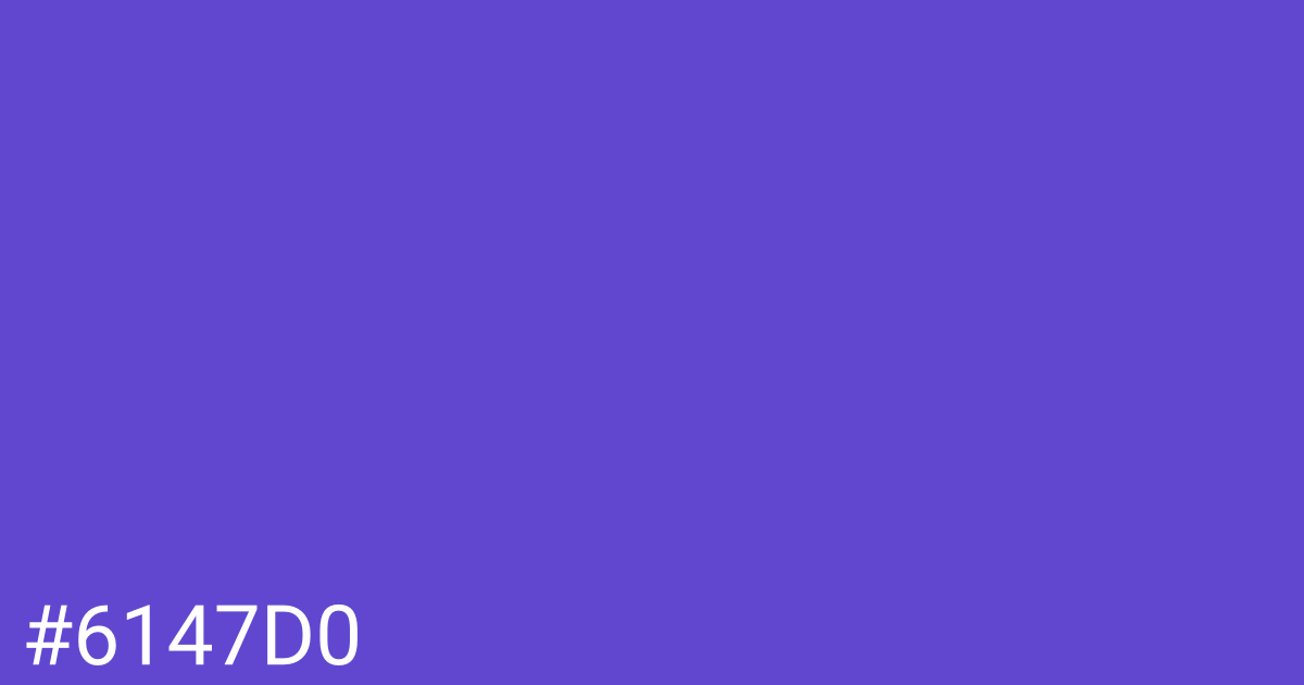 Hex color #6147d0 graphic