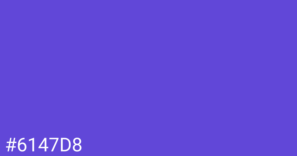 Hex color #6147d8 graphic