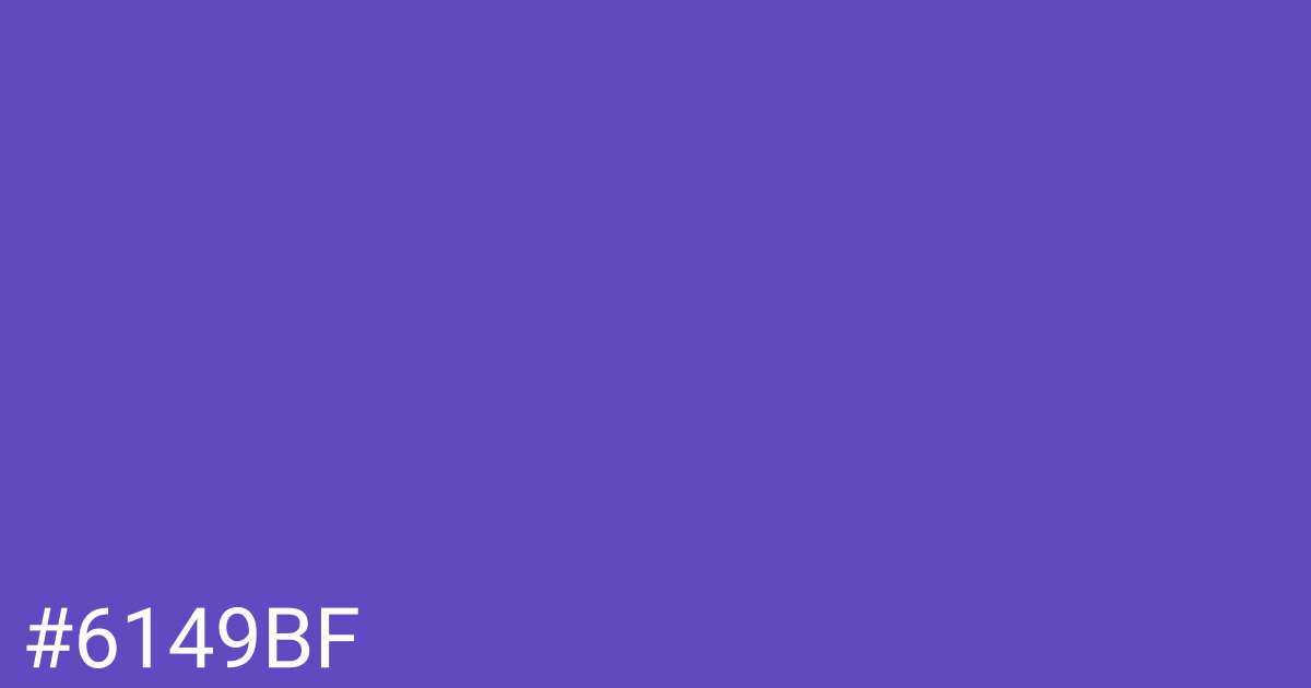 Hex color #6149bf graphic