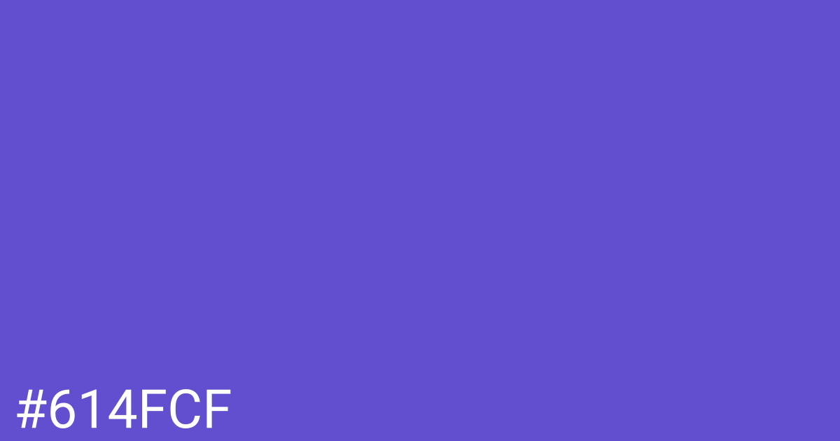 Hex color #614fcf graphic