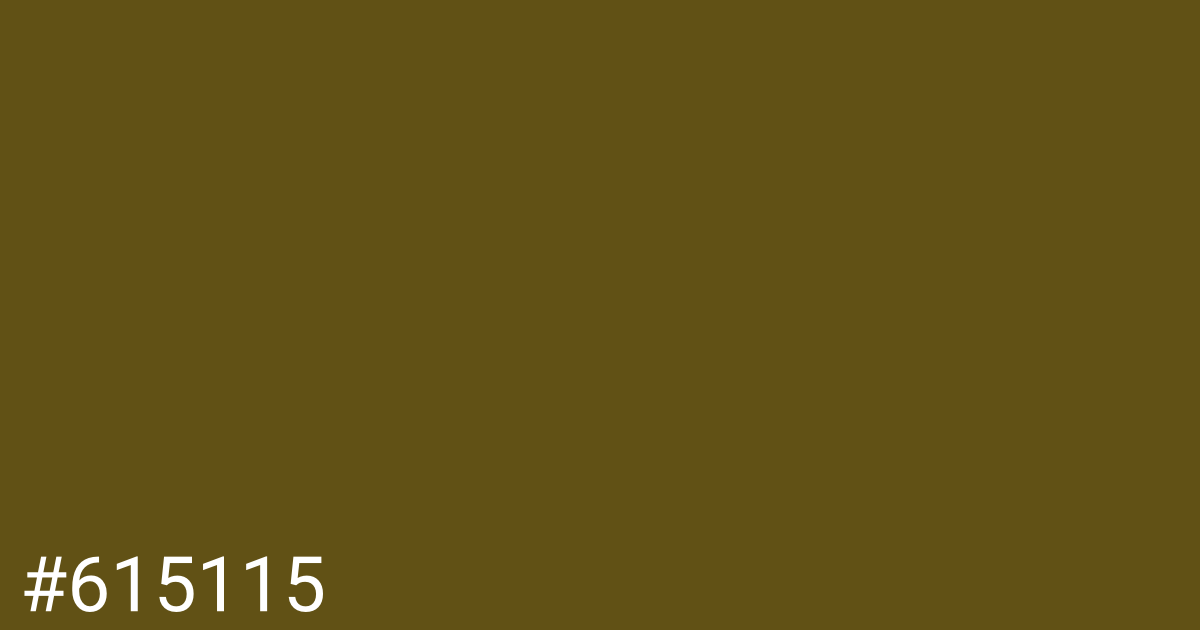 Hex color #615115 graphic