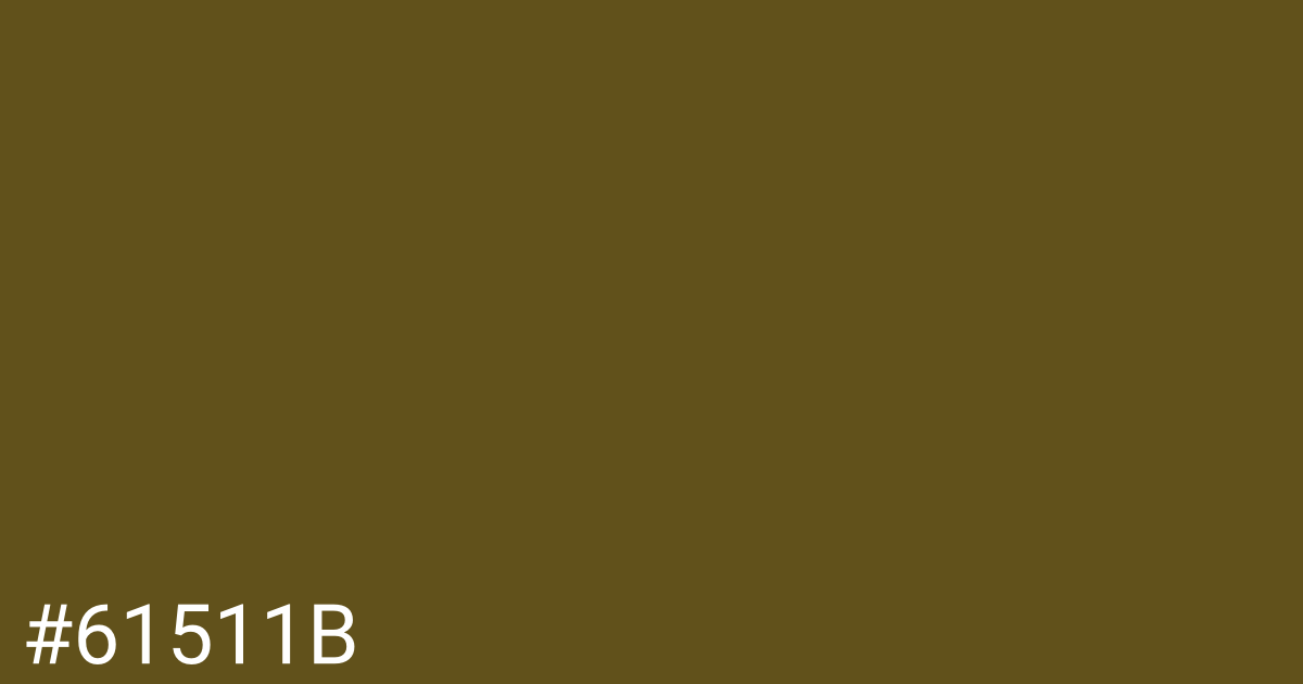 Hex color #61511b graphic