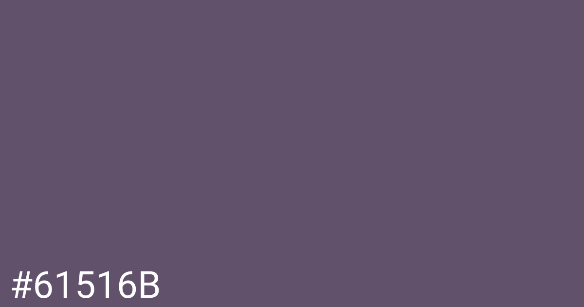 Hex color #61516b graphic