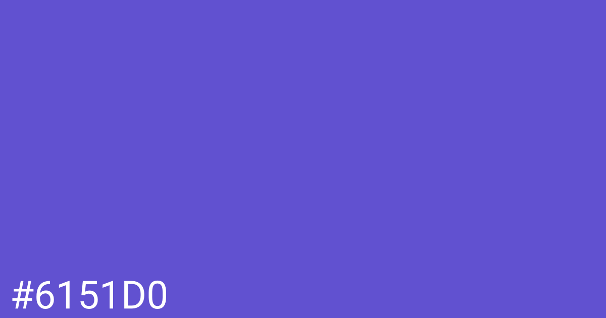 Hex color #6151d0 graphic