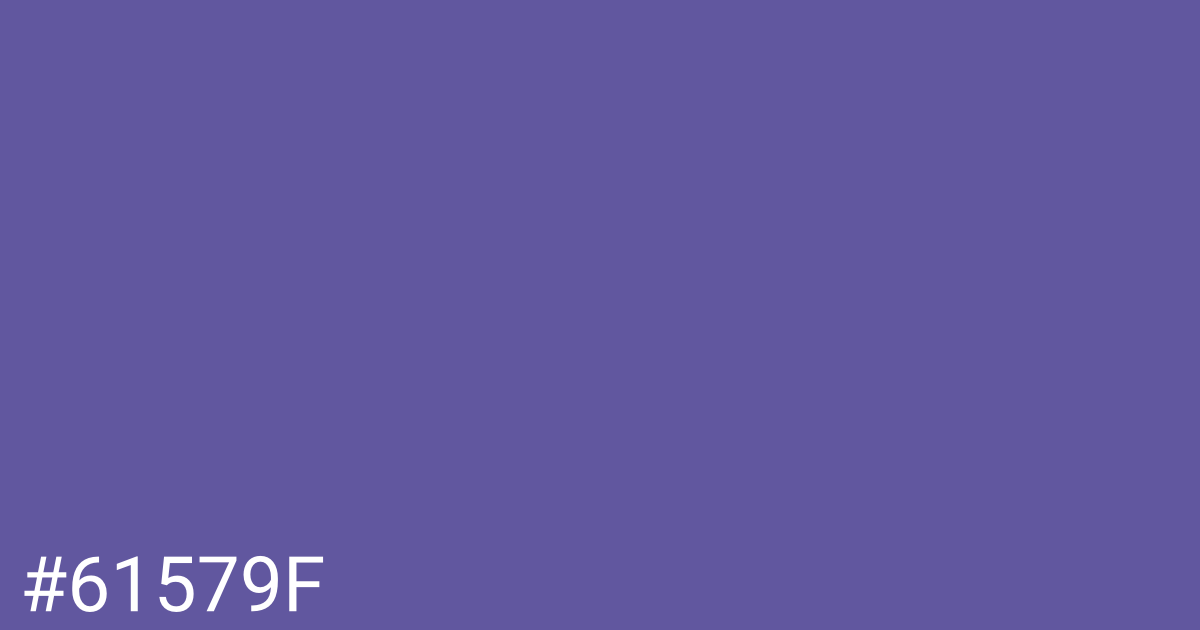 Hex color #61579f graphic