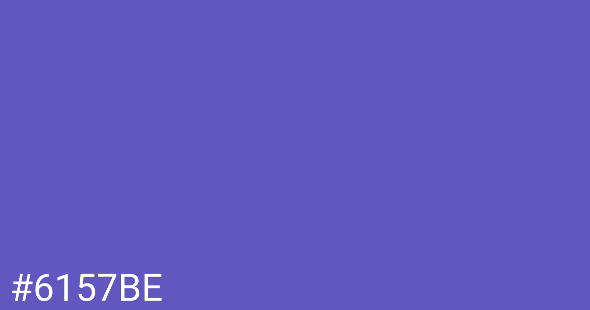 Hex color #6157be graphic