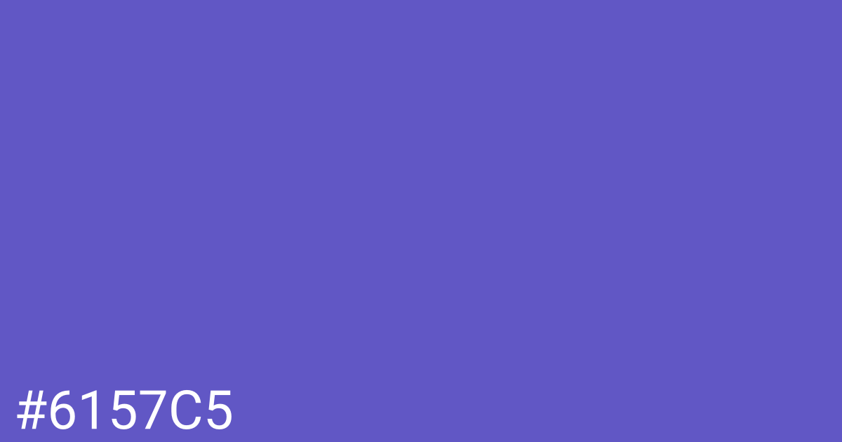 Hex color #6157c5 graphic