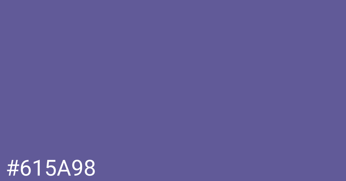 Hex color #615a98 graphic