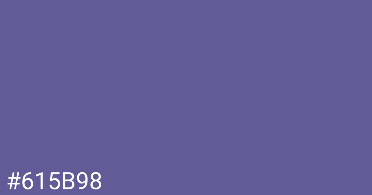 Hex color #615b98 graphic