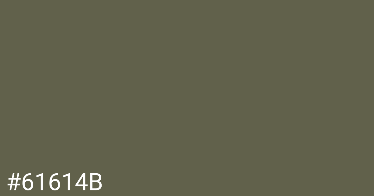 Hex color #61614b graphic