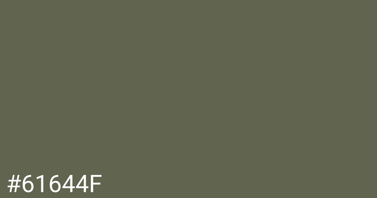 Hex color #61644f graphic