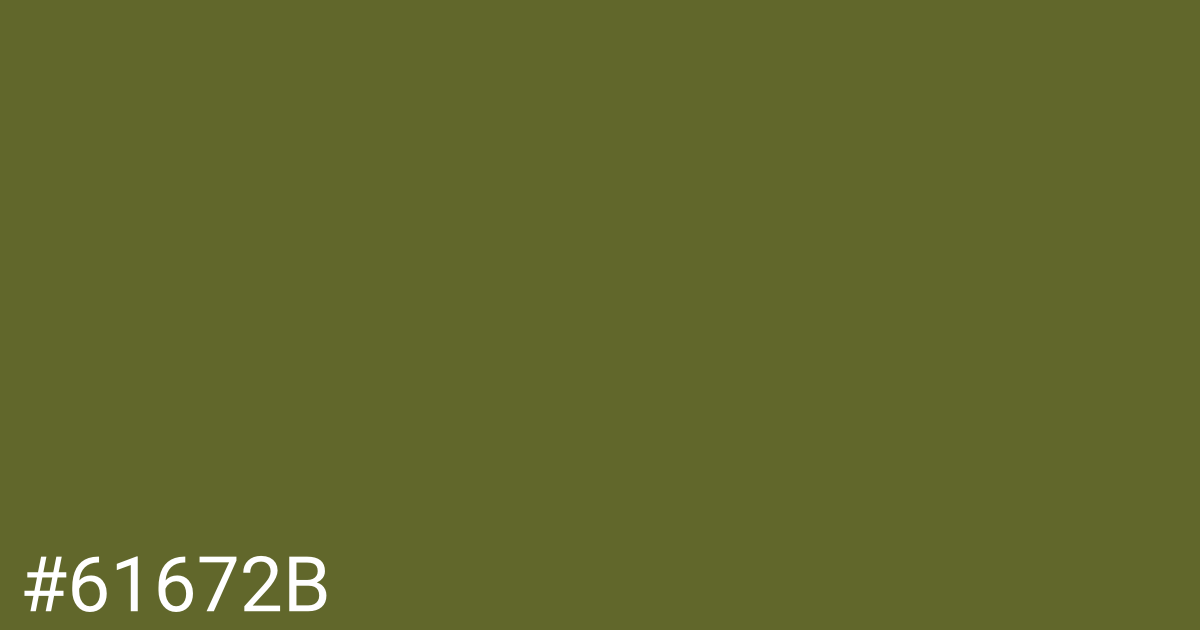 Hex color #61672b graphic