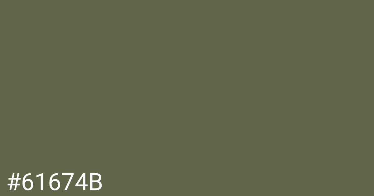 Hex color #61674b graphic