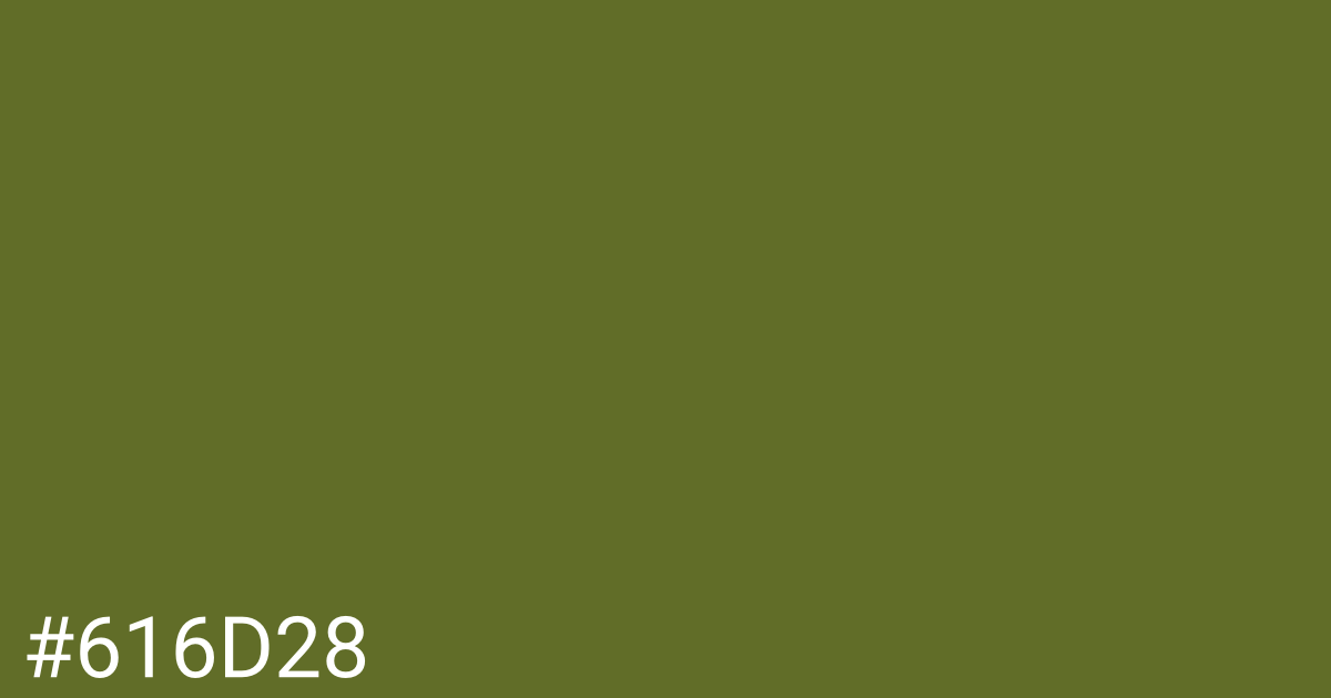 Hex color #616d28 graphic