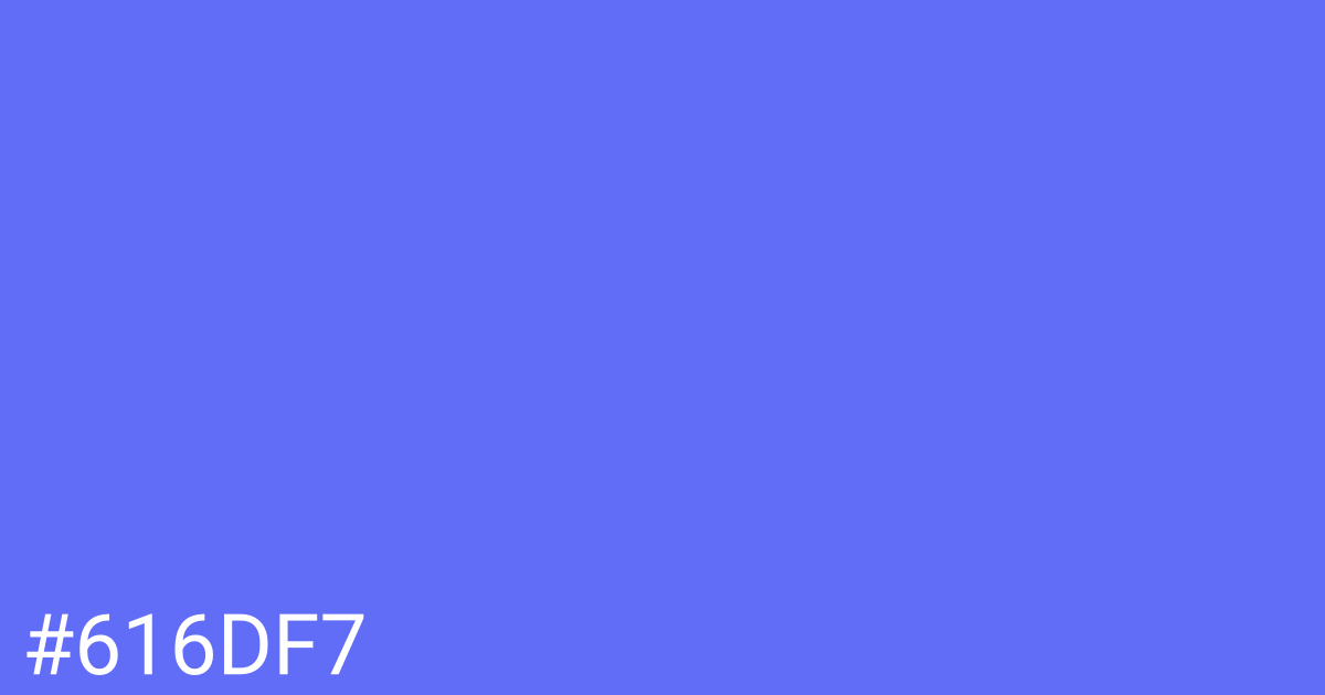 Hex color #616df7 graphic