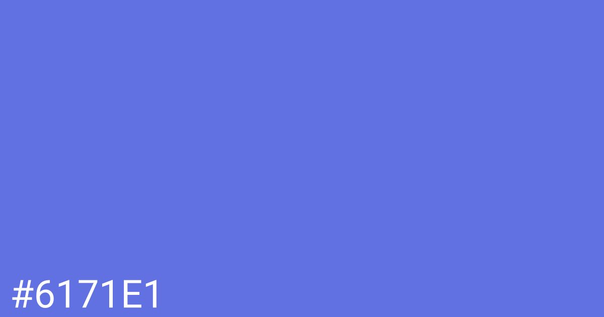 Hex color #6171e1 graphic
