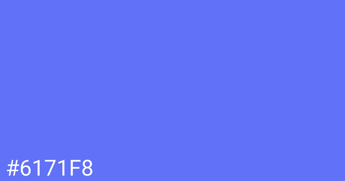 Hex color #6171f8 graphic