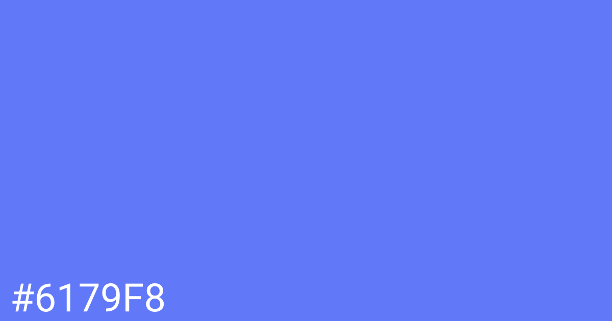 Hex color #6179f8 graphic