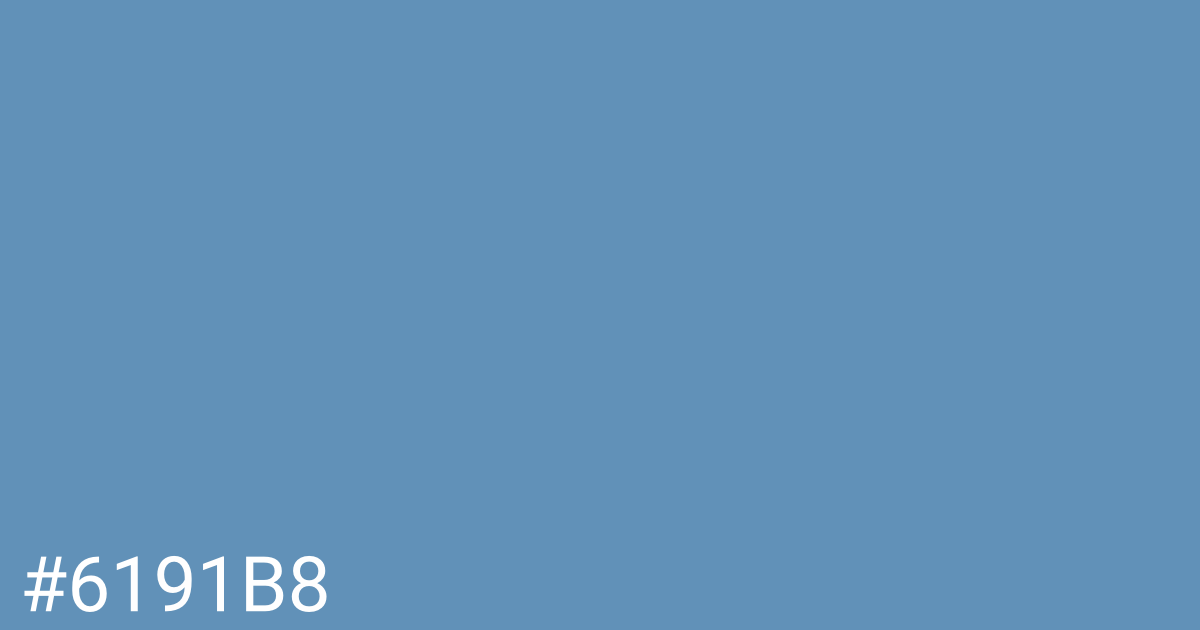 Hex color #6191b8 graphic