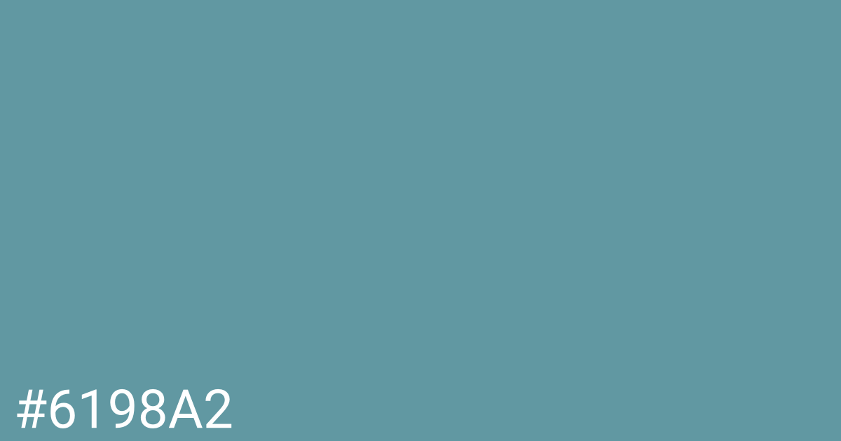 Hex color #6198a2 graphic