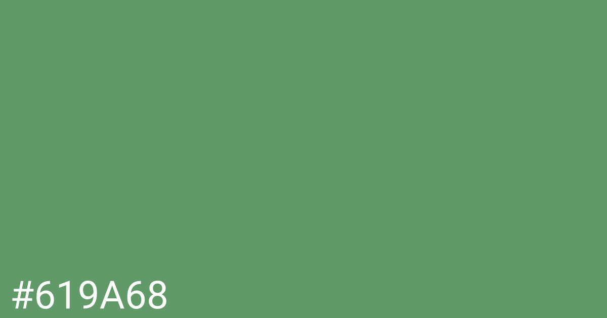 Hex color #619a68 graphic