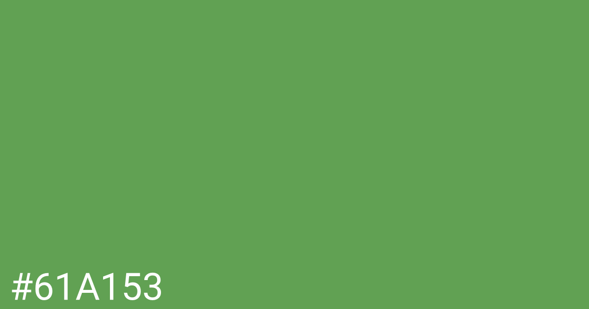 Hex color #61a153 graphic