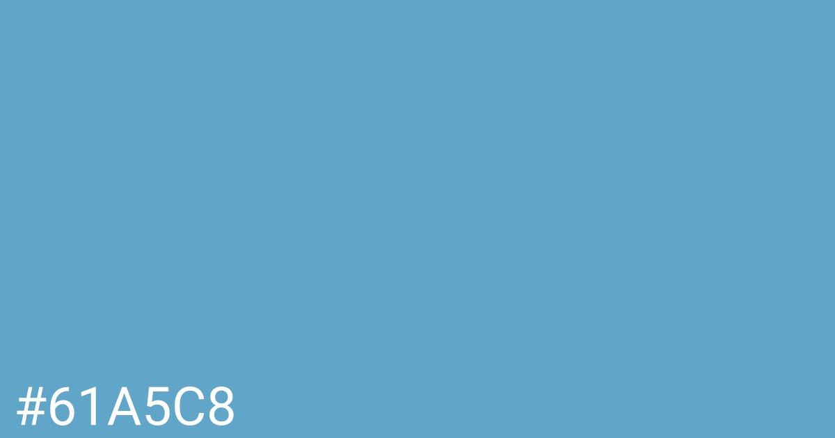 Hex color #61a5c8 graphic