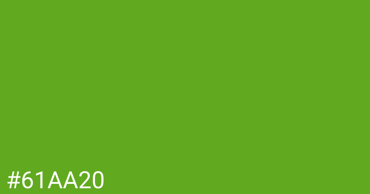 Hex color #61aa20 graphic