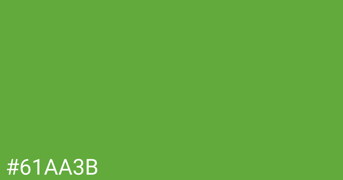 Hex color #61aa3b graphic