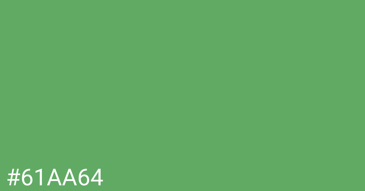 Hex color #61aa64 graphic