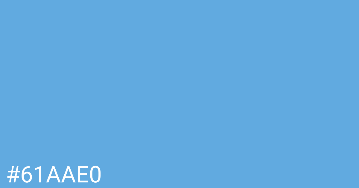 Hex color #61aae0 graphic