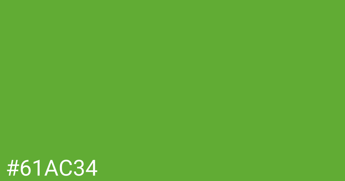 Hex color #61ac34 graphic