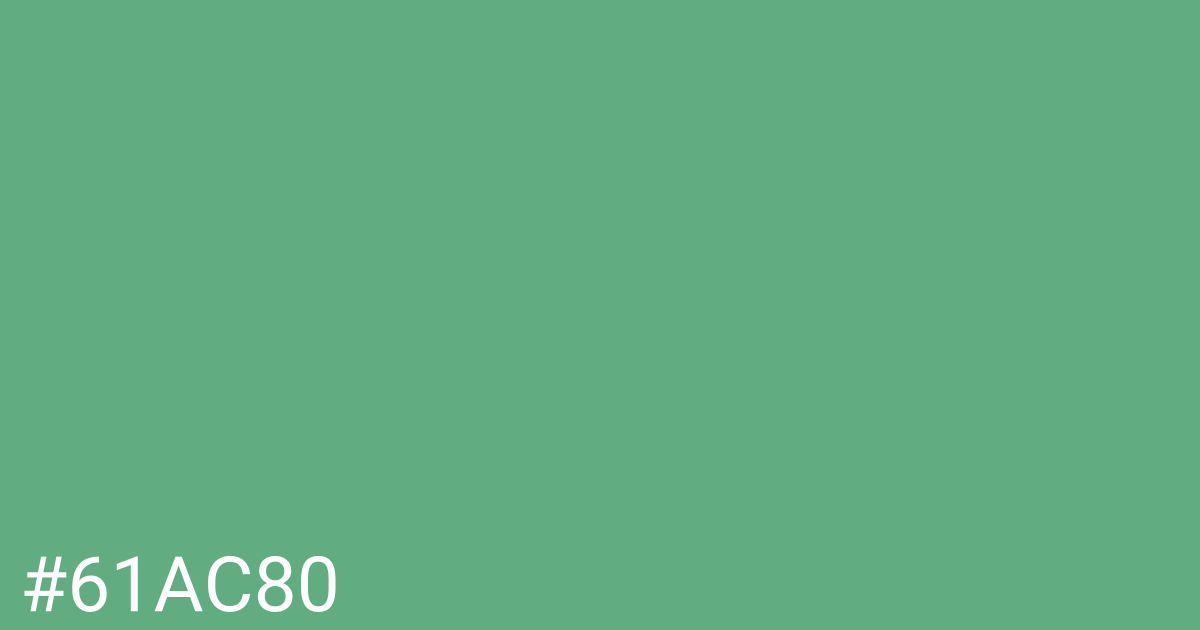 Hex color #61ac80 graphic