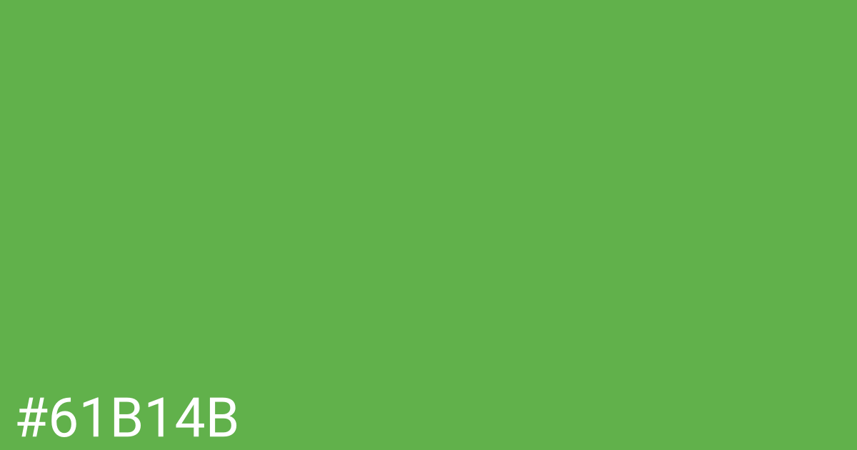 Hex color #61b14b graphic